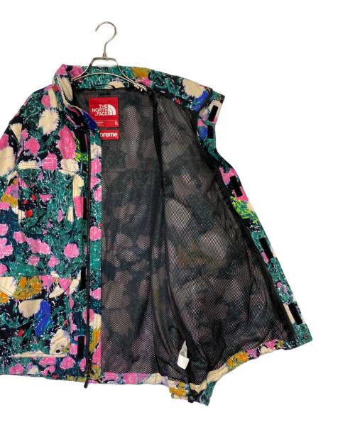 SUPREME（シュプリーム）SUPREME (シュプリーム) THE NORTH FACE (ザ ノース フェイス) Trekking Convertible Jacket Flowers グリーン×ピンク サイズ:XLの古着・服飾アイテム