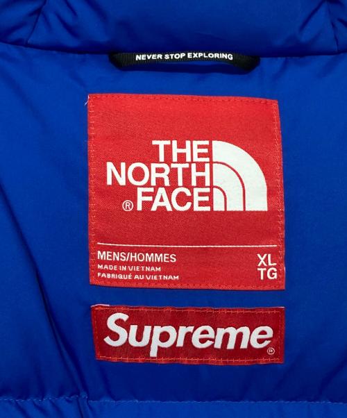 SUPREME（シュプリーム）SUPREME (シュプリーム) THE NORTH FACE (ザ ノース フェイス) Suede 600-Fill Down Parka ブルー サイズ:XLの古着・服飾アイテム
