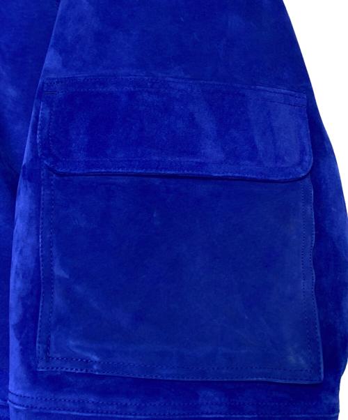 SUPREME（シュプリーム）SUPREME (シュプリーム) THE NORTH FACE (ザ ノース フェイス) Suede 600-Fill Down Parka ブルー サイズ:XLの古着・服飾アイテム