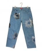 SUPREME×Nate Lowmanシュプリーム×ネイト ロウマン）の古着「Double Knee Painter Pants」｜インディゴ