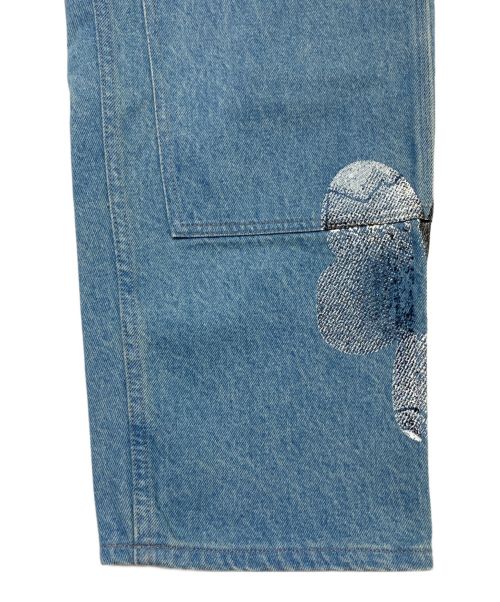 SUPREME（シュプリーム）SUPREME (シュプリーム) Nate Lowman (ネイト・ロウマン) Double Knee Painter Pants インディゴ サイズ:34の古着・服飾アイテム