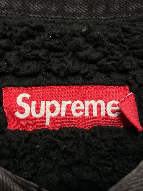 SUPREME（シュプリーム）SUPREME (シュプリーム) Faux Shearling Lined Work Shirt ブラック サイズ:XLの古着・服飾アイテム