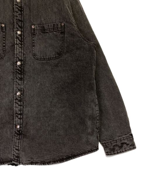 SUPREME（シュプリーム）SUPREME (シュプリーム) Faux Shearling Lined Work Shirt ブラック サイズ:XLの古着・服飾アイテム