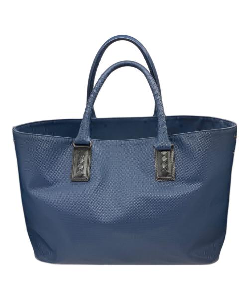 BOTTEGA VENETA（ボッテガベネタ）BOTTEGA VENETA (ボッテガベネタ) マルコポーロ トートバッグ ネイビーの古着・服飾アイテム