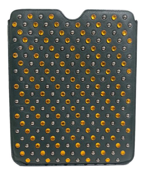 PRADA（プラダ）PRADA (プラダ) タブレットケース ブラックの古着・服飾アイテム