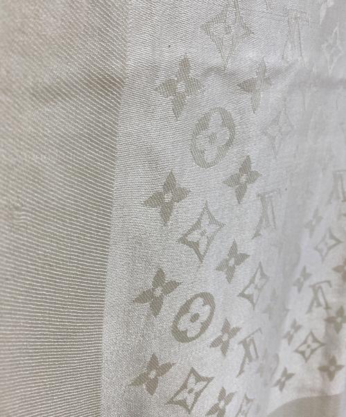 LOUIS VUITTON（ルイ ヴィトン）LOUIS VUITTON (ルイ ヴィトン) ショールモノグラム アイボリーの古着・服飾アイテム