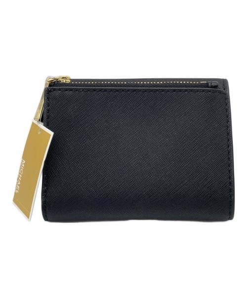 MICHAEL KORS（マイケル・コース）MICHAEL KORS (マイケルコース) コンパクトウォレット ブラックの古着・服飾アイテム