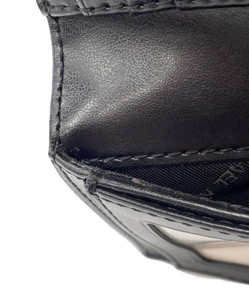 MICHAEL KORS（マイケル・コース）MICHAEL KORS (マイケルコース) コンパクトウォレット ブラックの古着・服飾アイテム