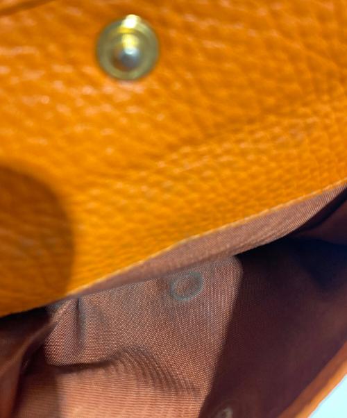 PRADA（プラダ）PRADA (プラダ) コンパクトウォレット オレンジの古着・服飾アイテム