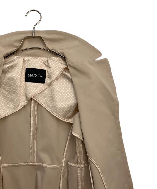 MAX&Co.（マックスアンドコー）MAX&Co. (マックスアンドコー) トレンチコート カーキ サイズ:36の古着・服飾アイテム