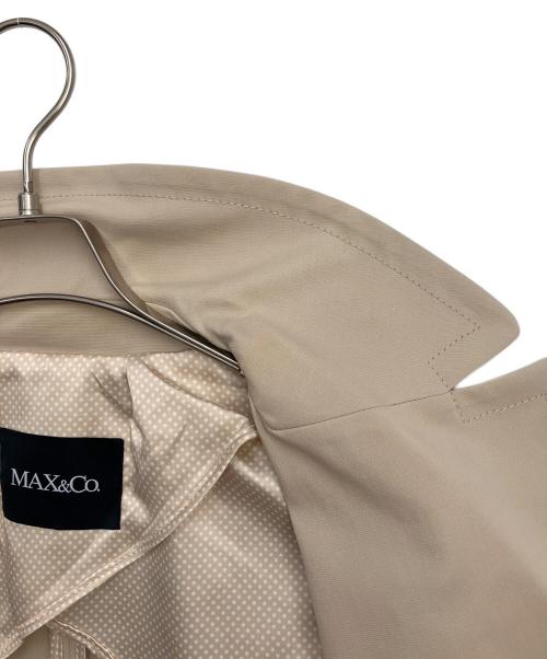 MAX&Co.（マックスアンドコー）MAX&Co. (マックスアンドコー) トレンチコート カーキ サイズ:36の古着・服飾アイテム