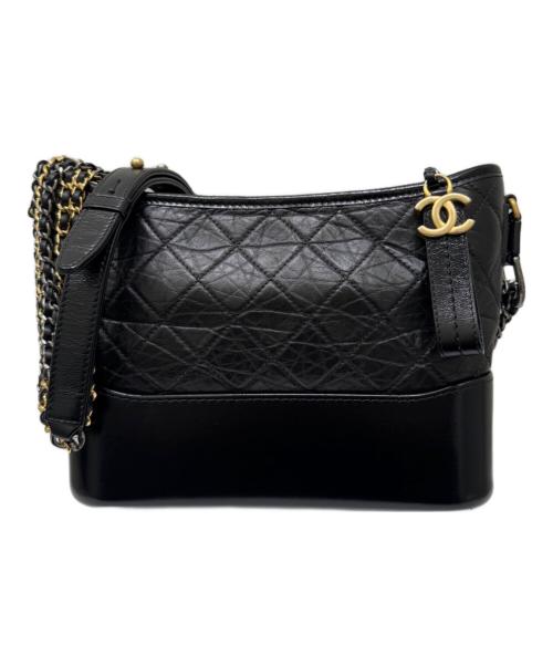 CHANEL（シャネル）CHANEL (シャネル) ガブリエル ライン ドゥシャネル ホーボ― バッグ ブラック サイズ:ラージの古着・服飾アイテム