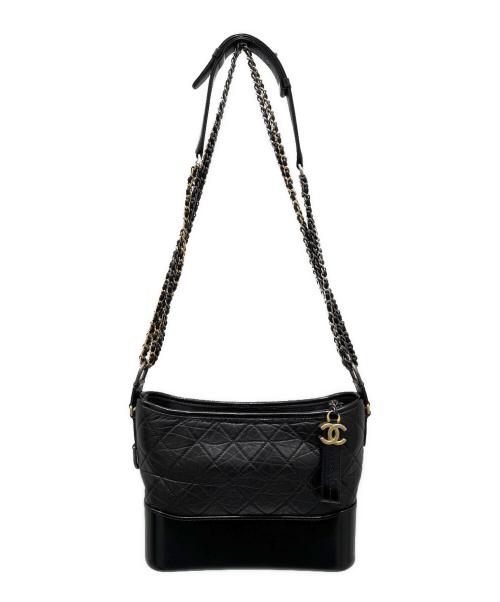 CHANEL（シャネル）CHANEL (シャネル) ガブリエル ライン ドゥシャネル ホーボ― バッグ ブラック サイズ:ラージの古着・服飾アイテム
