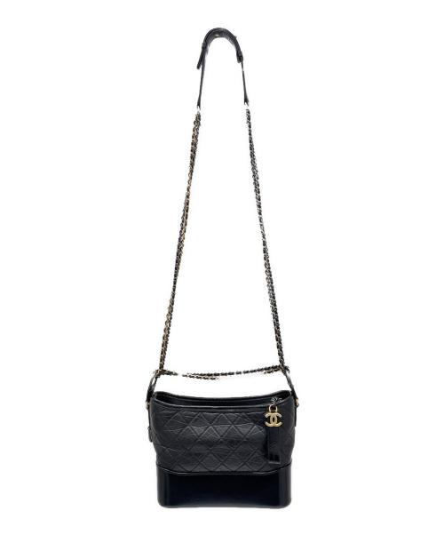 CHANEL（シャネル）CHANEL (シャネル) ガブリエル ライン ドゥシャネル ホーボ― バッグ ブラック サイズ:ラージの古着・服飾アイテム