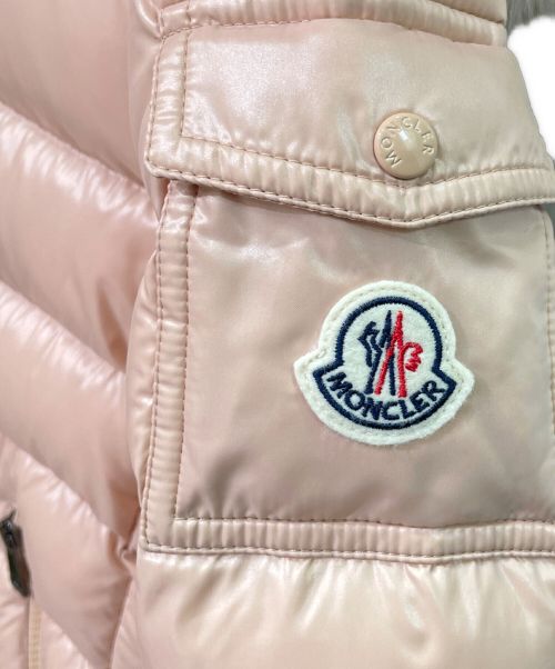 MONCLER（モンクレール）MONCLER (モンクレール) BADYFUR GIUBBOTTO ピンク サイズ:1の古着・服飾アイテム
