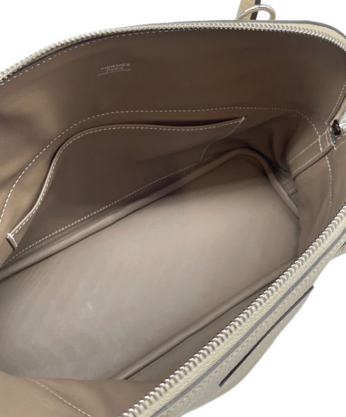 HERMES（エルメス）HERMES (エルメス) ボリード 31/シルバー金具/トリヨンクレマンス/ベージュ系/Z刻印 ベージュ系 サイズ:31の古着・服飾アイテム