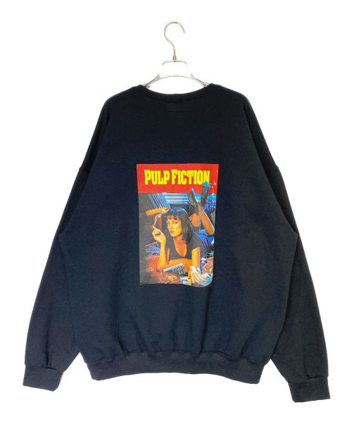 WACKO MARIA（ワコマリア）WACKO MARIA (ワコマリア) PULP FICTION (パルプフィクション) SWEAT SHIRT ブラック サイズ:XXLの古着・服飾アイテム