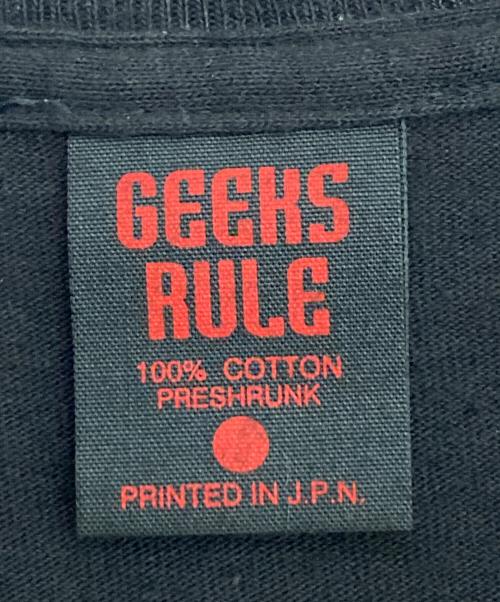 GEEKS RULE（ギークスルール）GEEKS RULE (ギークスルール) MEMORIES 6 SILKSCREEN PRINTING T SHIRT ブラック サイズ:XXLの古着・服飾アイテム