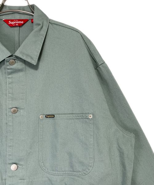 SUPREME（シュプリーム）SUPREME (シュプリーム) Denim Chore Trucker Jacket グリーン サイズ:XLの古着・服飾アイテム