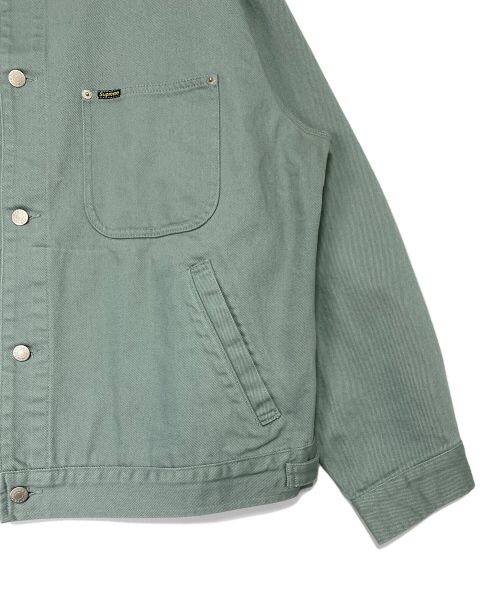 SUPREME（シュプリーム）SUPREME (シュプリーム) Denim Chore Trucker Jacket グリーン サイズ:XLの古着・服飾アイテム