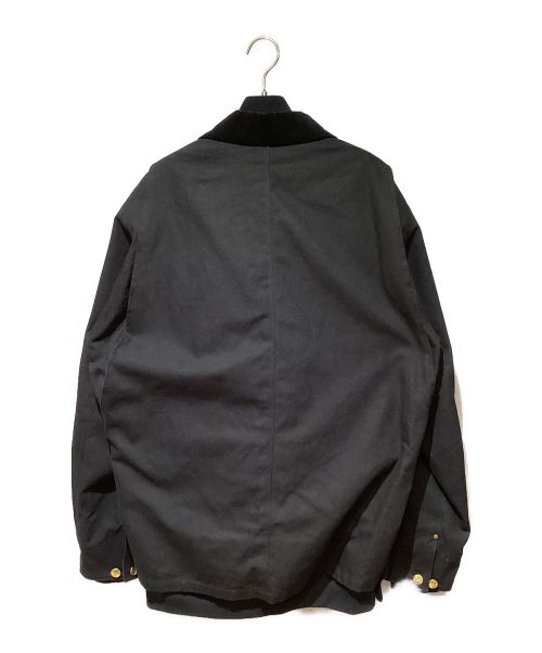 sacai（サカイ）sacai (サカイ) Carhartt WIP (カーハート) 23AW CarHartt WIP CanvasxMA-1 JK Michigan（カーハートWIPキャンバスMA-1ジャケットミシガン） ブラック サイズ:4の古着・服飾アイテム