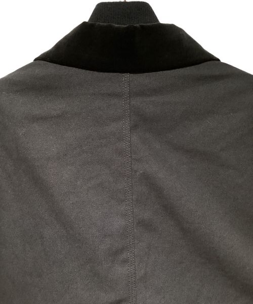 sacai（サカイ）sacai (サカイ) Carhartt WIP (カーハート) 23AW CarHartt WIP CanvasxMA-1 JK Michigan（カーハートWIPキャンバスMA-1ジャケットミシガン） ブラック サイズ:4の古着・服飾アイテム