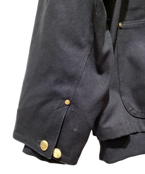 sacai（サカイ）sacai (サカイ) Carhartt WIP (カーハート) 23AW CarHartt WIP CanvasxMA-1 JK Michigan（カーハートWIPキャンバスMA-1ジャケットミシガン） ブラック サイズ:4の古着・服飾アイテム
