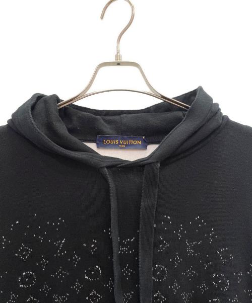 LOUIS VUITTON（ルイ ヴィトン）LOUIS VUITTON (ルイ ヴィトン) モノグラム総柄グラディエントプルオーバーパーカー ブラック サイズ:Ｍの古着・服飾アイテム