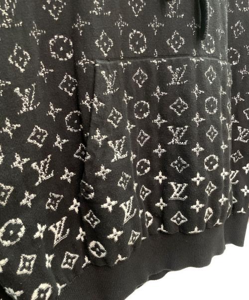 LOUIS VUITTON（ルイ ヴィトン）LOUIS VUITTON (ルイ ヴィトン) モノグラム総柄グラディエントプルオーバーパーカー ブラック サイズ:Ｍの古着・服飾アイテム