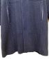 中古・古着 HOMME PLISSE ISSEY MIYAKE (オムプリッセ イッセイ ミヤケ) Pleats Stencil Collar Coat（プリーツステンカラーコート） ネイビー サイズ:3：50000円
