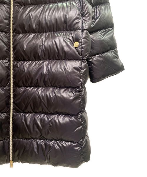 HERNO（ヘルノ）HERNO (ヘルノ) ICONICO セミロング ダウンコート ブラック サイズ:40の古着・服飾アイテム