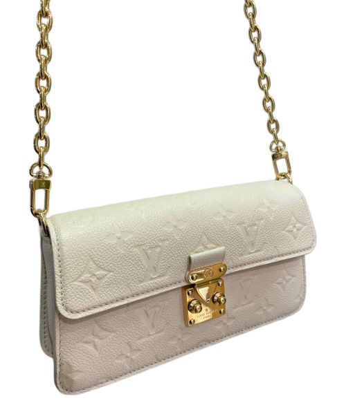 LOUIS VUITTON（ルイ ヴィトン）LOUIS VUITTON (ルイ ヴィトン) ウォレット オン チェーン･メティス ベージュの古着・服飾アイテム