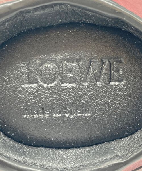 LOEWE（ロエベ）LOEWE (ロエベ) エレファント レザー コインケース ピンク×ボルドーの古着・服飾アイテム