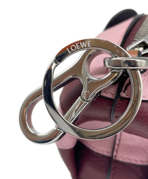 LOEWE（ロエベ）LOEWE (ロエベ) エレファント レザー コインケース ピンク×ボルドーの古着・服飾アイテム