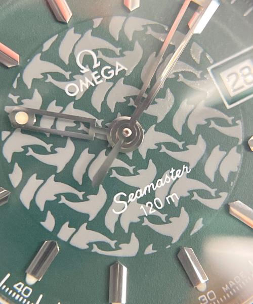 OMEGA（オメガ）OMEGA (オメガ) シーマスター ジャックマイヨール Ref.2586.70 グリーンの古着・服飾アイテム