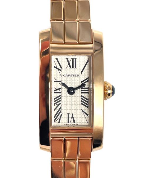 Cartier（カルティエ）Cartier (カルティエ) タンク アロンジェラニエール Ref.W15373X5　  シルバーの古着・服飾アイテム