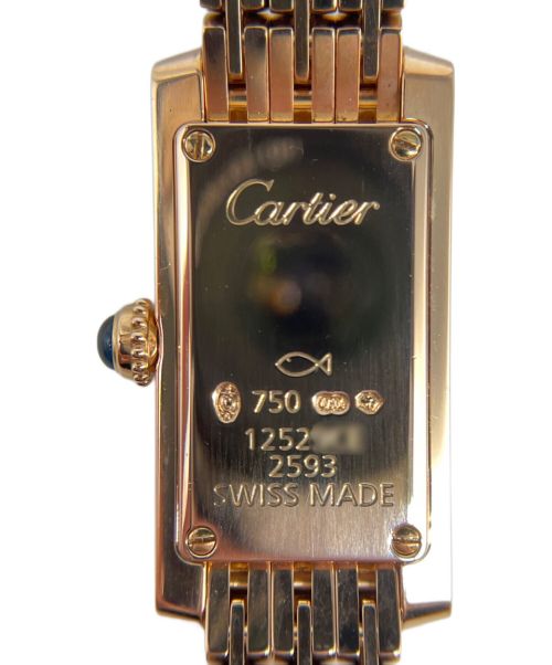 Cartier（カルティエ）Cartier (カルティエ) タンク アロンジェラニエール Ref.W15373X5　  シルバーの古着・服飾アイテム