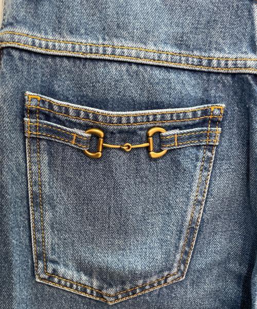 GUCCI（グッチ）GUCCI (グッチ) ホースビット付き 80s フィット デニム パンツ インディゴ サイズ:23の古着・服飾アイテム