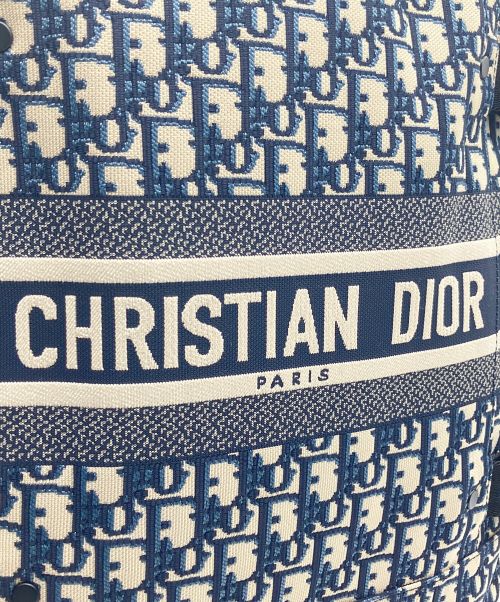 Christian Dior（クリスチャン ディオール）Christian Dior (クリスチャン ディオール) オブリーク柄 スーツケース インディゴの古着・服飾アイテム