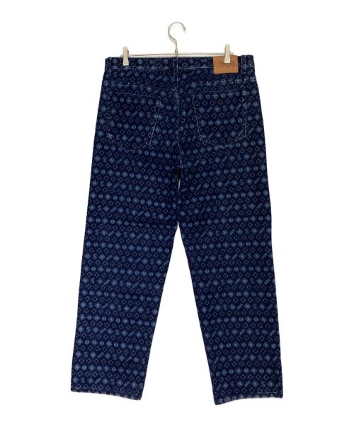 SUPREME（シュプリーム）SUPREME (シュプリーム) Flocked Loose Fit Jean ネイビー サイズ:XLの古着・服飾アイテム
