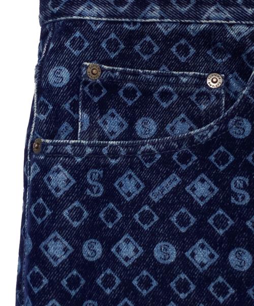 SUPREME（シュプリーム）SUPREME (シュプリーム) Flocked Loose Fit Jean ネイビー サイズ:XLの古着・服飾アイテム