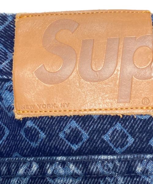SUPREME（シュプリーム）SUPREME (シュプリーム) Flocked Loose Fit Jean ネイビー サイズ:XLの古着・服飾アイテム
