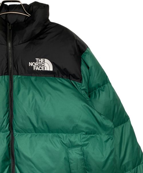 SUPREME（シュプリーム）SUPREME (シュプリーム) THE NORTH FACE (ザ ノース フェイス) NUPTSE JACKET ブラック×グリーン サイズ:XLの古着・服飾アイテム