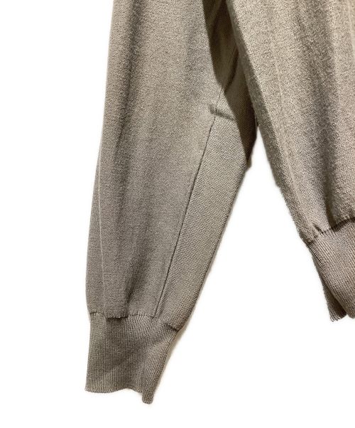 Maison Margiela（メゾンマルジェラ）Maison Margiela (メゾンマルジェラ) エルボーパッチカーディガン グレー サイズ:Mの古着・服飾アイテム