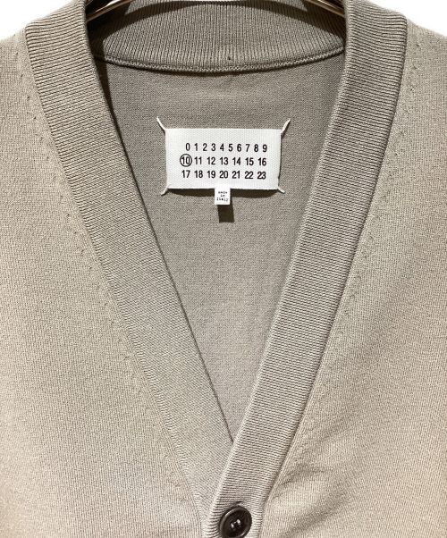 Maison Margiela（メゾンマルジェラ）Maison Margiela (メゾンマルジェラ) ダメージ加工カーディガン グレー サイズ:Mの古着・服飾アイテム