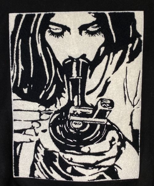 SUPREME（シュプリーム）SUPREME (シュプリーム) Hysteric Glamour (ヒステリックグラマー) Varsity Jacket（バーシティジャケット） ブラック サイズ:XLの古着・服飾アイテム