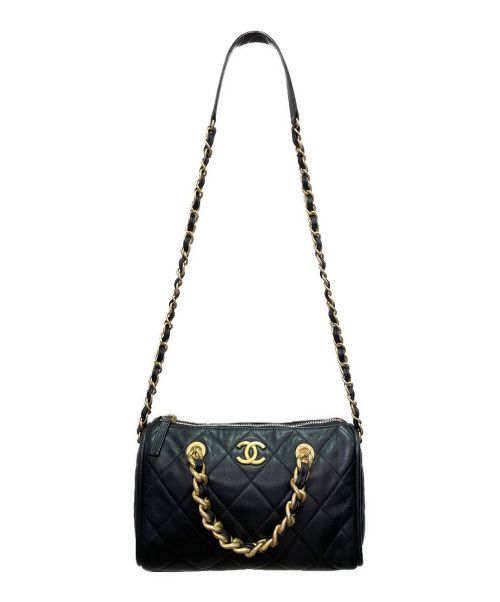CHANEL（シャネル）CHANEL (シャネル) マトラッセ 2WAY ショルダーバッグ ブラックの古着・服飾アイテム