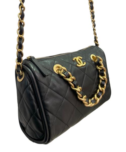 CHANEL（シャネル）CHANEL (シャネル) マトラッセ 2WAY ショルダーバッグ ブラックの古着・服飾アイテム