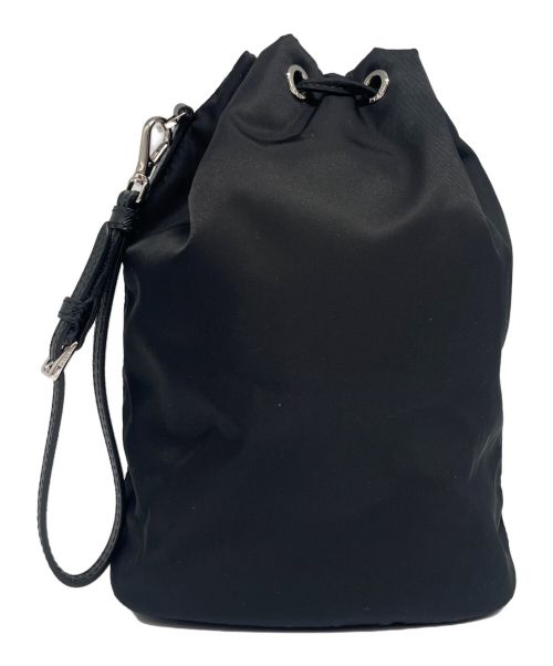 PRADA（プラダ）PRADA (プラダ) Re-Nylon ポーチ ブラックの古着・服飾アイテム
