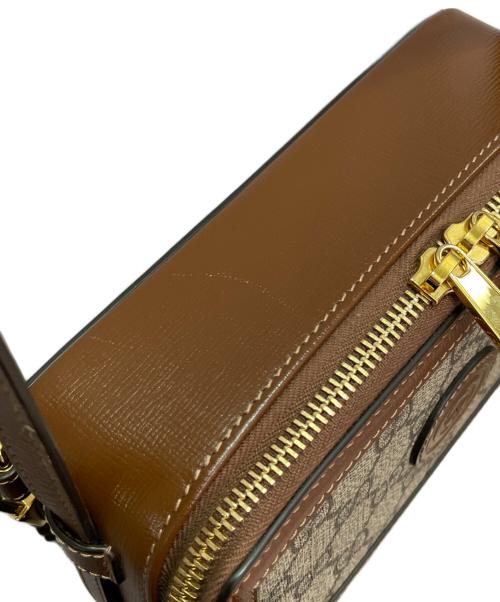 GUCCI（グッチ）GUCCI (グッチ) インターロッキングG ミニバッグ ブラウンの古着・服飾アイテム